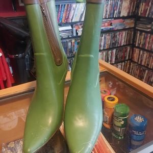 Nine West heel rain boots